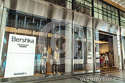 Bershka store Editorial Stock Photo