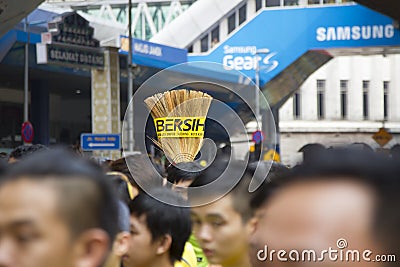 Bersih4 Rally day 2, Malaysia Editorial Stock Photo