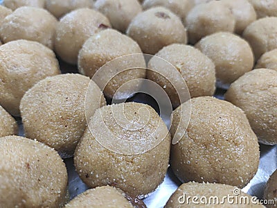 Besan Laddu Stock Photo