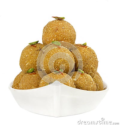 Besan Laddu Stock Photo