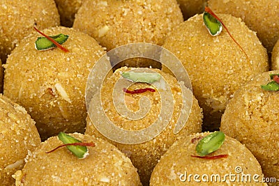 Besan Laddu Stock Photo