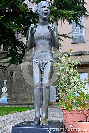 Beslan memorial in San Marino Editorial Stock Photo