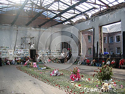 Beslan school Editorial Stock Photo