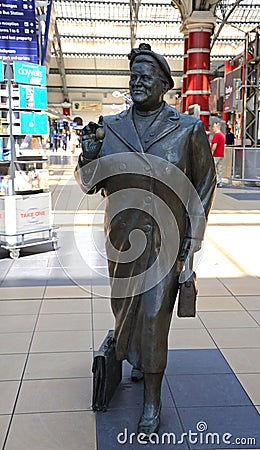 Bessie Braddock statue, Liverpool. Editorial Stock Photo