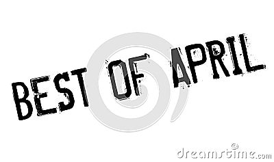 Best Of April rubber stamp Stock Photo