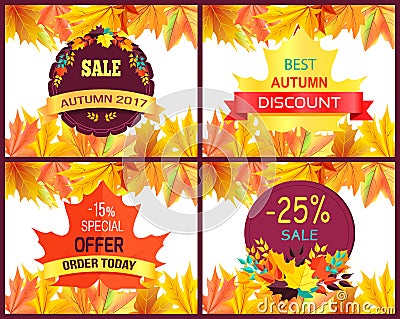 Best Autumn 2017 Discount Vector Illustration Vector Illustration