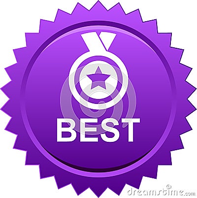 Best award medal Vector Illustration