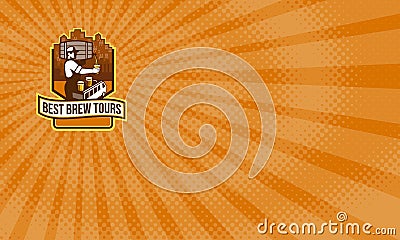 Best Brew Tours Business card Stock Photo