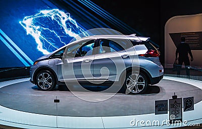 Best of CES - Chevy Bolt EV Editorial Stock Photo