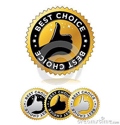 Best choice Vector Illustration