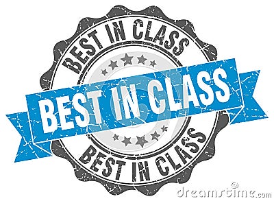 best in class stamp Vector Illustration