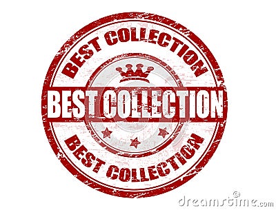 Best collection stamp Vector Illustration