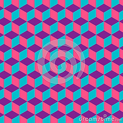 A colorful background with a pattern of hexagons Stock Photo