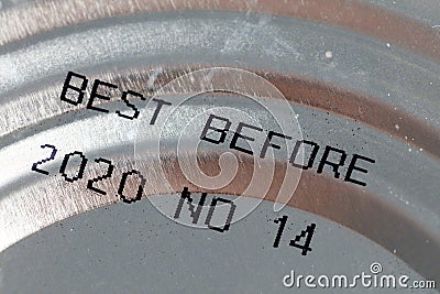 Best before date Stock Photo