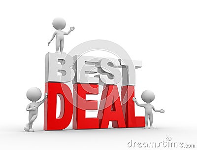 Best deal Stock Photo