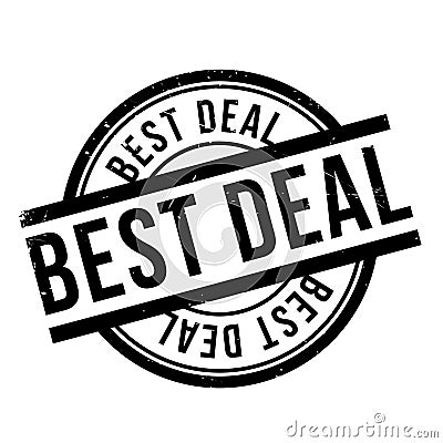 Best Deal rubber stamp Stock Photo