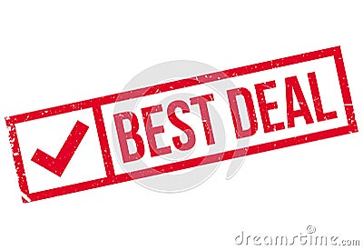 Best Deal rubber stamp Stock Photo