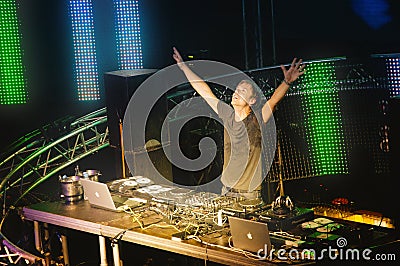 The best DJ Armin van Buuren Ibiza Editorial Stock Photo