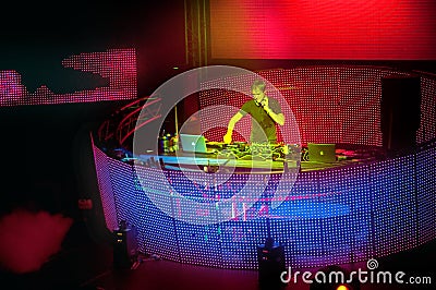 The best DJ Armin van Buuren Ibiza Editorial Stock Photo