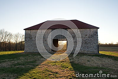 Best Farm Stone Barn at Monocacy Battlefield Stock Photo