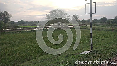 Best farm view in natural beauty in countryside area Stock Photo