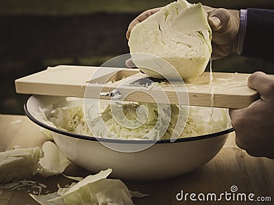 Best homemade sauerkraut ever Stock Photo