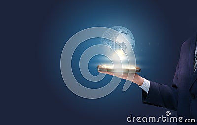 Best Internet Concept of global business Stock Photo