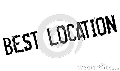 Best Location rubber stamp Stock Photo