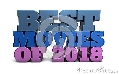 Best Movies of 2018 - awards and recommendations Stock Photo