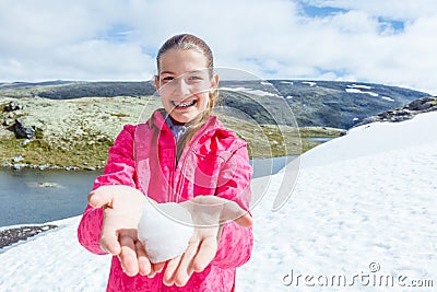 Best Norway hike. Stock Photo