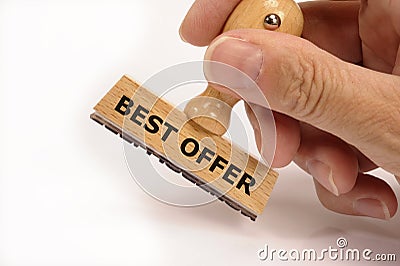 Best offer Stock Photo