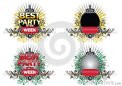 Best_party_ Vector Illustration