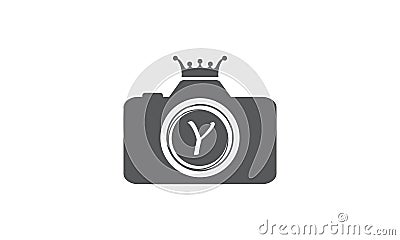 Best Photography Service Letter Y Vector Illustration