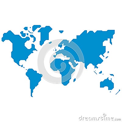 Best popular world map outline graphic sketch style, background vector of Asia Europe north south america and africa. Stock Vector Cartoon Illustration