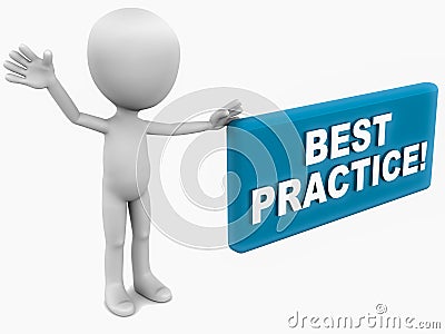 Best practice Stock Photo