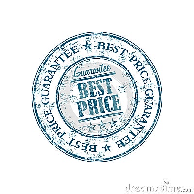 Best price rubber stamp Vector Illustration