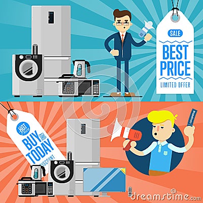 Best prise and buy today flyers Vector Illustration