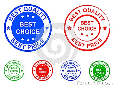 Best quality sticker Vector Illustration