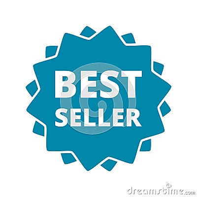 Best Seller Sign Icon Button Vector Illustration