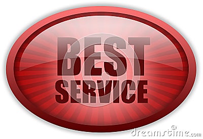 Best service icon Stock Photo