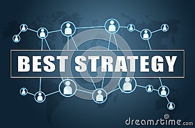 Best Strategy Cartoon Illustration