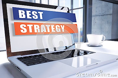 Best Strategy Cartoon Illustration