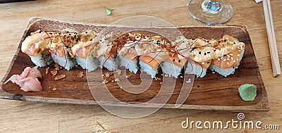 Sushi plate Stock Photo