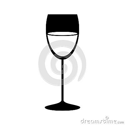 Best wine cup glass Vector Illustration