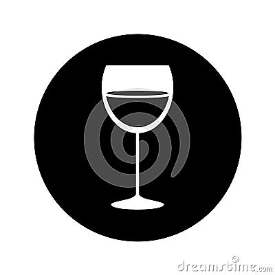 Best wine cup glass Vector Illustration