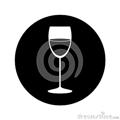 Best wine cup glass Vector Illustration