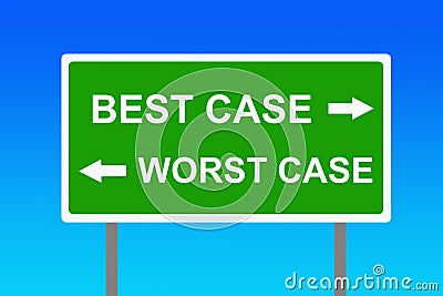 Best worst case scenario Stock Photo