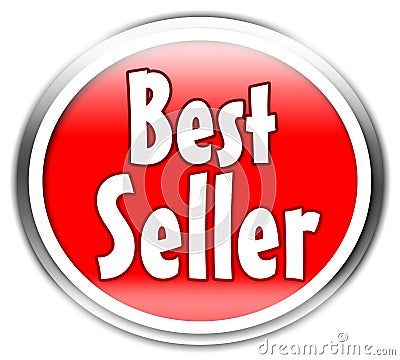 Bestseller sticker Stock Photo