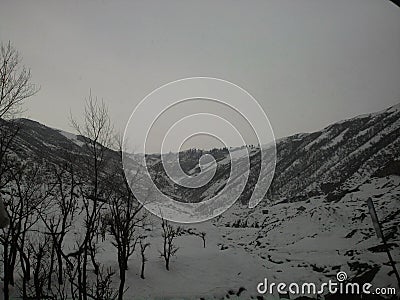 Barren Betaab valley of Pahalgam Srinagar , Kashmir , Incredible India Stock Photo