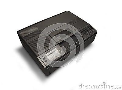 Betamax video recorder from the seventies Stock Photo